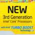 3. gen. Intel® Core™ i3, i5, i7