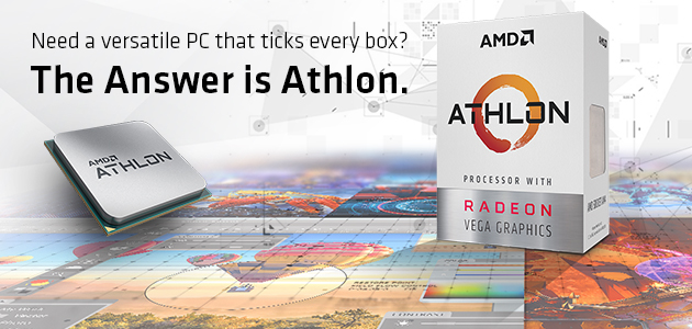 AMD Athlon™ procesorji z Radeon™ Vega grafiko!